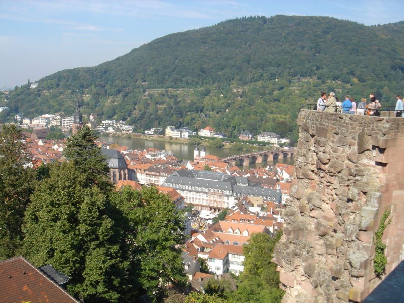 View of Heidelberg’s most famous bridge