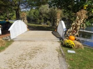 The bridge to Purity Island